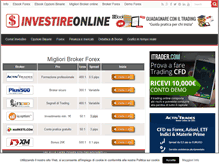 Tablet Screenshot of investire-online.com